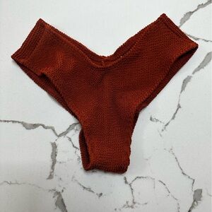 Skatie crinkle fabric Mandy bottoms cinnamon
